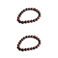 thumbnail image 3 of Sonducket de ojo de tigre única roja - Cuentas de piedra natural cómodas para Cuentas de oración única fácil de usar Ojo de tigre rojo8MM 2Conjunto, 3 of 6