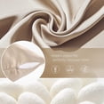 thumbnail image 2 of Silk Pillow Cases with Zipper, Pillow Case,Champagne,Standard,1pc, 2 of 7