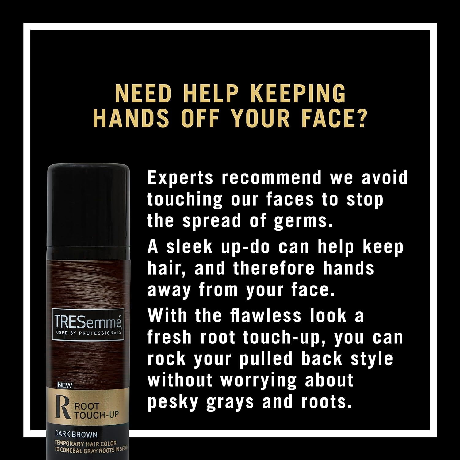 TRESemmé Root Touch Up Spray, Dark Brown - Temporary Hair Color for Hair Root Touch Up, Travel Size Hair Products for Women and Men, 2.5 Oz (Pack of 6)