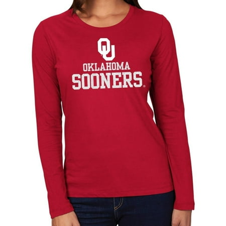 Oklahoma Sooners NCAA Majestic "Momentous" Women's Long Sleeve T-Shirt