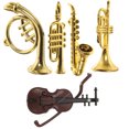 thumbnail image 1 of 5 Pcs Instruments Miniatures pour Maison de Poupée Instruments pour Petite Maison Jouets Décoration de Maison de Poupée (1:12), 1 of 8