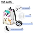 thumbnail image 3 of Fotbe Pet Care Grooming Mochila de Lona con Estampado, Mochila Duradera, Mochila Versátil de Alta Calidad, Mochila Compacta Vintage-Medium, 3 of 5