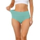 thumbnail image 1 of BRAGUITAS DE MUJER ALTO CINTURA CONTROL DE VIENTRE SÓLIDO COLOR MACARON VERDE XXL CURVY GLAM DÍA DE LAS MADRES, 1 of 4