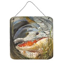 Carolines Treasures JMK1208DS66 Alligator Wall or Door Hanging Prints 6x6 multicolor