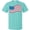 Scuba Blue, variant on Inktastic Grunge American Flag T-Shirt
