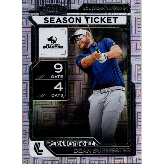 Collectible 2026 Panini Contenders LIV Golf Dean Burmester #44 Variation Trading Card