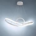 thumbnail image 2 of WAC Lighting Vornado 25" LED 3000K Contemporary Aluminum Pendant in White, 2 of 4