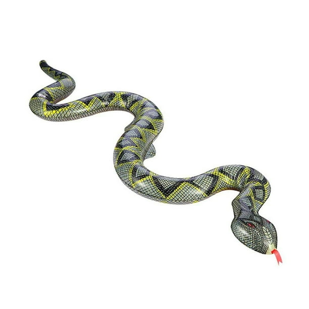 [Aligament] Inflatable Snake Fake Snake Animal Pool Floats Blow Up