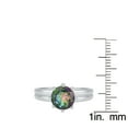 thumbnail image 3 of Sterling Silver with Mystic Green Topaz Solitaire Ring, 3 of 3