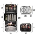thumbnail image 3 of Iauyy 3 Piece Large Portable Hanging Toiletry Bags for Travel,Foldable Makeup Organizer with Multiple Compartments for Men&Women，Sacred Symbol, 3 of 9