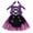 Purple, variant on WIBACKER Baby Girls My First Halloween Clothes 0-24 Months Newborn Purple Witch Tulle Romper Bow Sleeveless Bubble Bodysuit Costumes