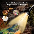 thumbnail image 2 of Tortoise Heat Lamp Basking Light For Reptiles 25w+50w Uva Uvb Heat Spotlight, 2 of 5