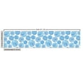 thumbnail image 2 of Watercolor Fabric by the Yard Upholstery, Japanese Flower Circle Petal Pattern Spring Inspired Hand Drawn Eastern, Decorative Fabric for DIY and Home Accents, Sky Blue by Ambesonne, 2 of 4