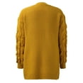 thumbnail image 5 of Women Cardigan Knitted Lightweight Yellow Cardigan Comfort Colors Women Fall Clothes Women's Clothes, 5 of 5