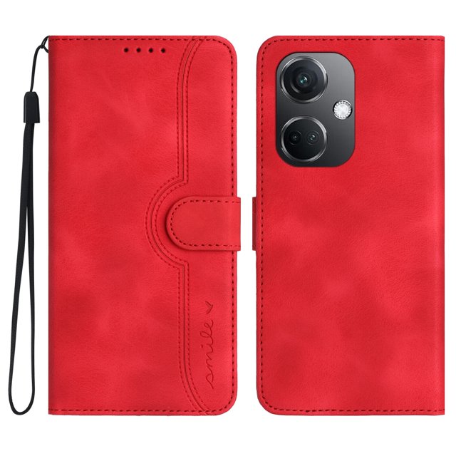 Compatible with OnePlus Nord CE3 Case Premium PU Leather Wallet with Built-in Magnet Cover