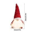 thumbnail image 2 of WEGFTDUOP Christmas Faceless Dolls Decorated With Sequin Hats Can Cute Dwarf Ornaments, 2 of 3