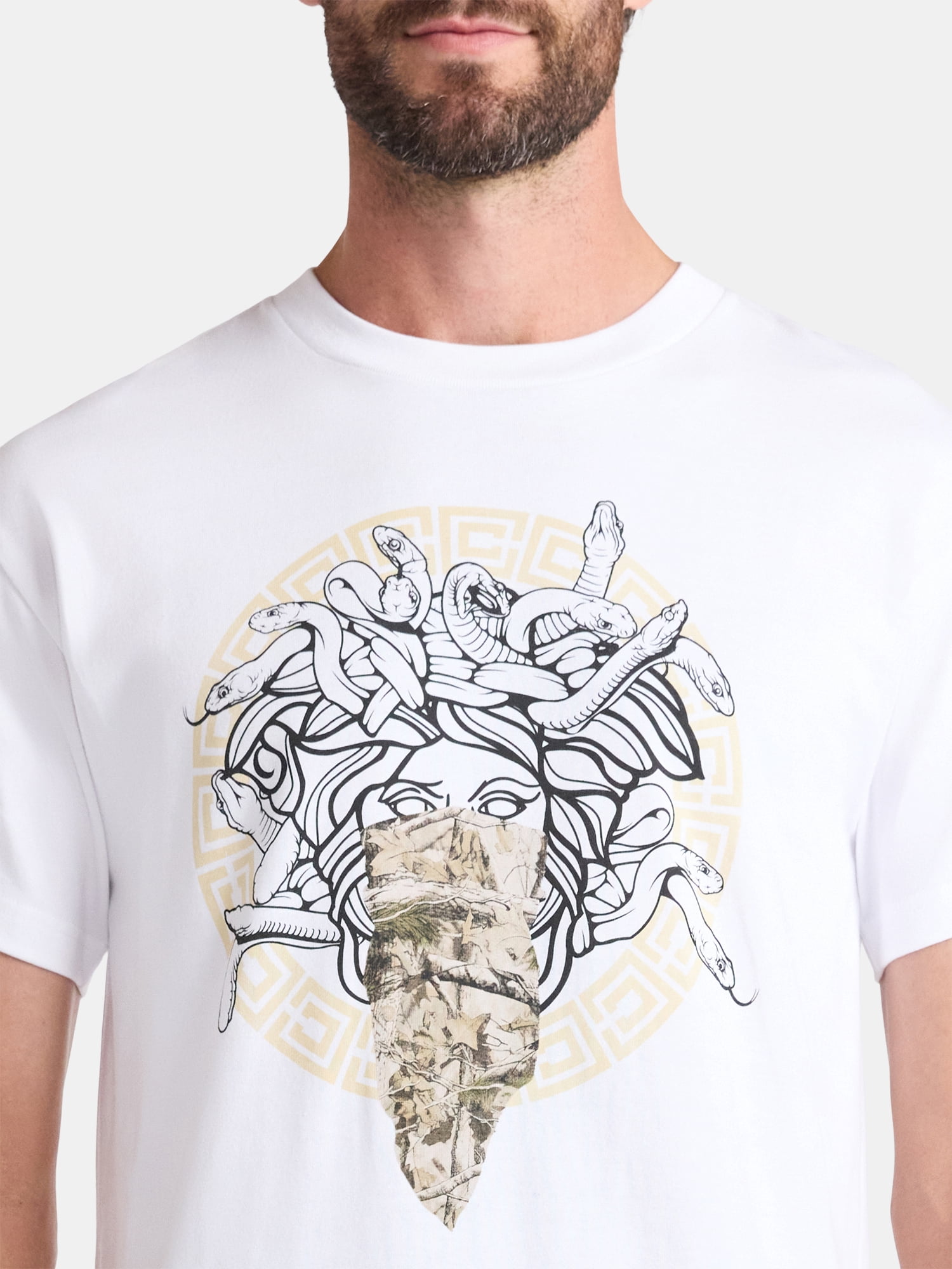 Crooks & Castles Men's Medusa Graphic Tee with Short Sleeves, Sizes XS-3XL