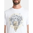 thumbnail image 4 of Crooks & Castles Men's Medusa Graphic Tee with Short Sleeves, Sizes XS-3XL, 4 of 5