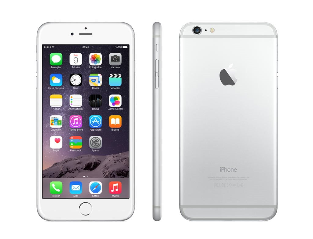 Apple iPhone 6 Plus Silver - Unlocked GSM - Walmart.com