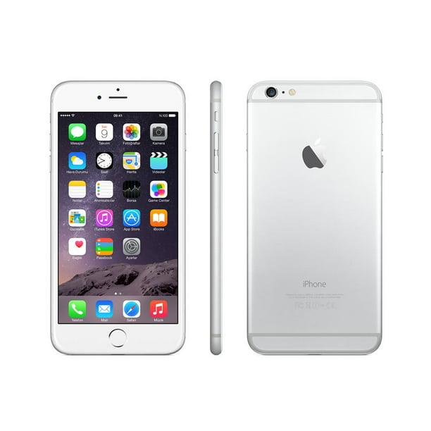 Apple iPhone 6 Plus Silver - Unlocked GSM - Walmart.com