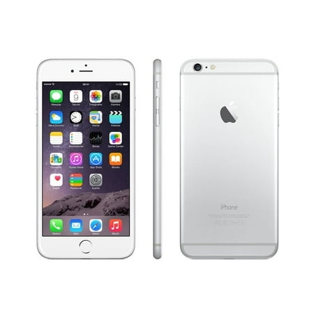 Refurbished Apple iPhone 6 Plus 64GB, Silver - Unlocked (Best Offline Gps Iphone)