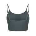 thumbnail image 5 of KIHOUT Womens Basic Tank Top Loose Fit Fashion Women Sleeveless Casual Vest Ladies Chest Pad Movement Short Tank Tops, 5 of 9