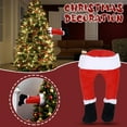 thumbnail image 1 of Fiudx Patas de Papá Noel para Árbol de Navidad, de Algodón Suave, Flexibles y Personalizables, para Decorar Chimeneas Festivas, para Uso En Interiores y Exteriores, 39 Cm., 1 of 7