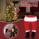 thumbnail image 2 of Gibobby rellenas de árbol, 15,3 pulgadas, adornos de piernas de felpa para Navidad, decoración navideña para el(Red), 2 of 5