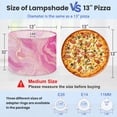 thumbnail image 2 of Marble Lampshades 2 Pack Pink Gold Marble Pink Hues Gold Accents Swirling Patterns 13"x13"x10" Light Shade for Table Lamps Floor Lamps Drum Lamp Shades Lampshade Replacement Easy Assembly, 2 of 8