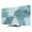 Teal, Aqua, White, variant on Indoor TV Cover 50 Inch, Grey Palm Leaves Elastic Monitor Dust Covers for Television, Desktop Computer Summer Botanical Tropical Leaf Dustproof Fitted TV Cover for Inside 43.6"L x 24.5"H
