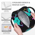 thumbnail image 3 of Gaeub Rex Dinosaur With Sunglasses Lunch Bag Water-Resistant, Leakproof, Durable, with Spacious Main Compartment and Front Pocket, for School, Work, Picnic, Outdoor Use-One Size, 3 of 6