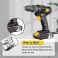thumbnail image 4 of 8pcs Belt Clip For Ryobi, Belt Hook With Screw For Ryobi And Ridgid 18 Volt Tools 633586002, For Ryobi Makita Dewalt_newway_, 4 of 5