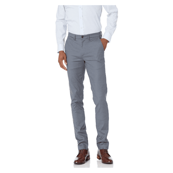 Calvin Klein Men's Modern Straight fit Casual Pants, Gray, 30X30