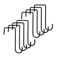 thumbnail image 2 of 8 ganchos para , colgadores de plantas, colgadores portátiles para postes de piscina, ganchos para patio, para , comederos para pájaros y negro 20cm, 2 of 8