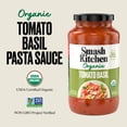 thumbnail image 2 of Smash Kitchen USDA Organic Tomato Basil Marinara Pasta Sauce, 24 oz, 2 of 7