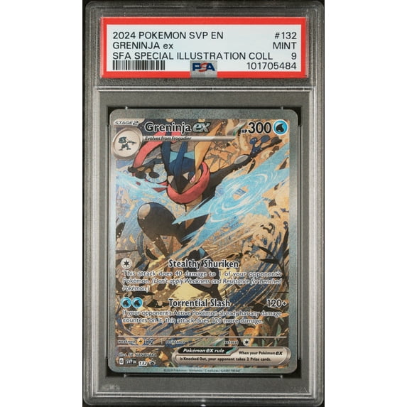 2024 Pokemon SVP EN-SV Black Star Promo Greninja EX Sfa Special Illustration Coll PSA 9 #132