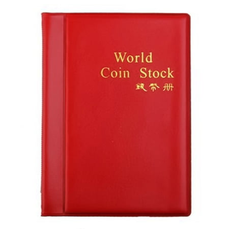 Coin Album with 120 Pockets for Collectors Perfect Storage Solution Featuring 10 and 12 Pockets Each Lightweight Design