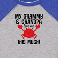 thumbnail image 4 of Inktastic My Grammy and Grandpa Love Me Boys or Girls Baby Bodysuit, 4 of 5