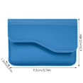 thumbnail image 2 of Business Card Holder Credit Card Wallet PU Leather Handmade Universal Card Organizer With Closure, 2 of 4