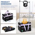 thumbnail image 5 of SLSY Dance Bag with Garment Rack - 24" Competition Duffle Bag - Rolling Garment Bag with Wheels - Ideal Costume Suitcase for Dancers Livestreamer Athletes, 5 of 11