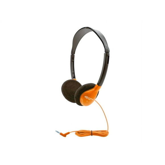 Hamilton Buhl SchoolMate HA2 - Écouteurs - sur l'Oreille - Câblé - jack 3,5 mm - orange (pack de 200)