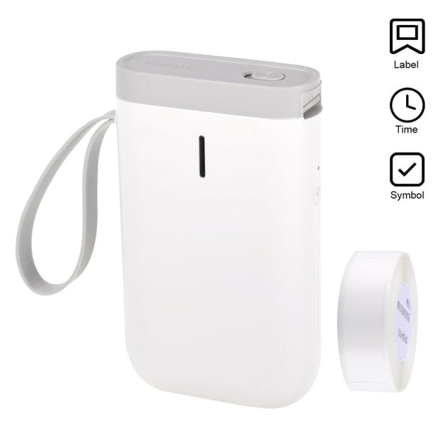 Portable Handheld BT Wireless Label Maker Machine Thermal Label Printer for Office Supermarket Store with 1 Roll Thermal Paper