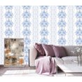 thumbnail image 4 of MuralsPrint Blue Victorian French Peel and Stick Wallpaper, Eco-friendly Removable Wallpaper 10'L x 24''W, 4 of 5