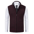 thumbnail image 5 of Suéter tipo cárdigan de otoño para hombre, suéter de cuello alto para hombre, suéter, abrigo, chaleco, chaqueta, moda de otoño, 5 of 5