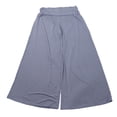 thumbnail image 2 of Pantalones casuales de pierna ancha, pantalones casuales de color liso para mujer, pantalones casuales de color liso, pantalones de pierna ancha, rendimiento de primera categoría, 2 of 9