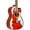 Red, variant on H. Jimenez Colecci N Palomazo El Patron Acoustic Electric Bajo Quinto Black