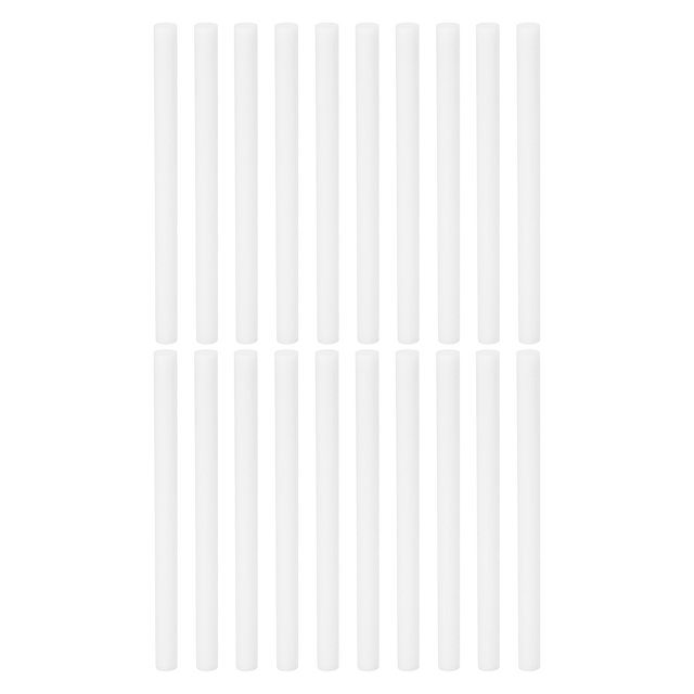 Unique Bargains Cotton Filter Sticks, Refill Sticks Filter Wicks Replacement (4.72'' x 0.31''), White 20Pack
