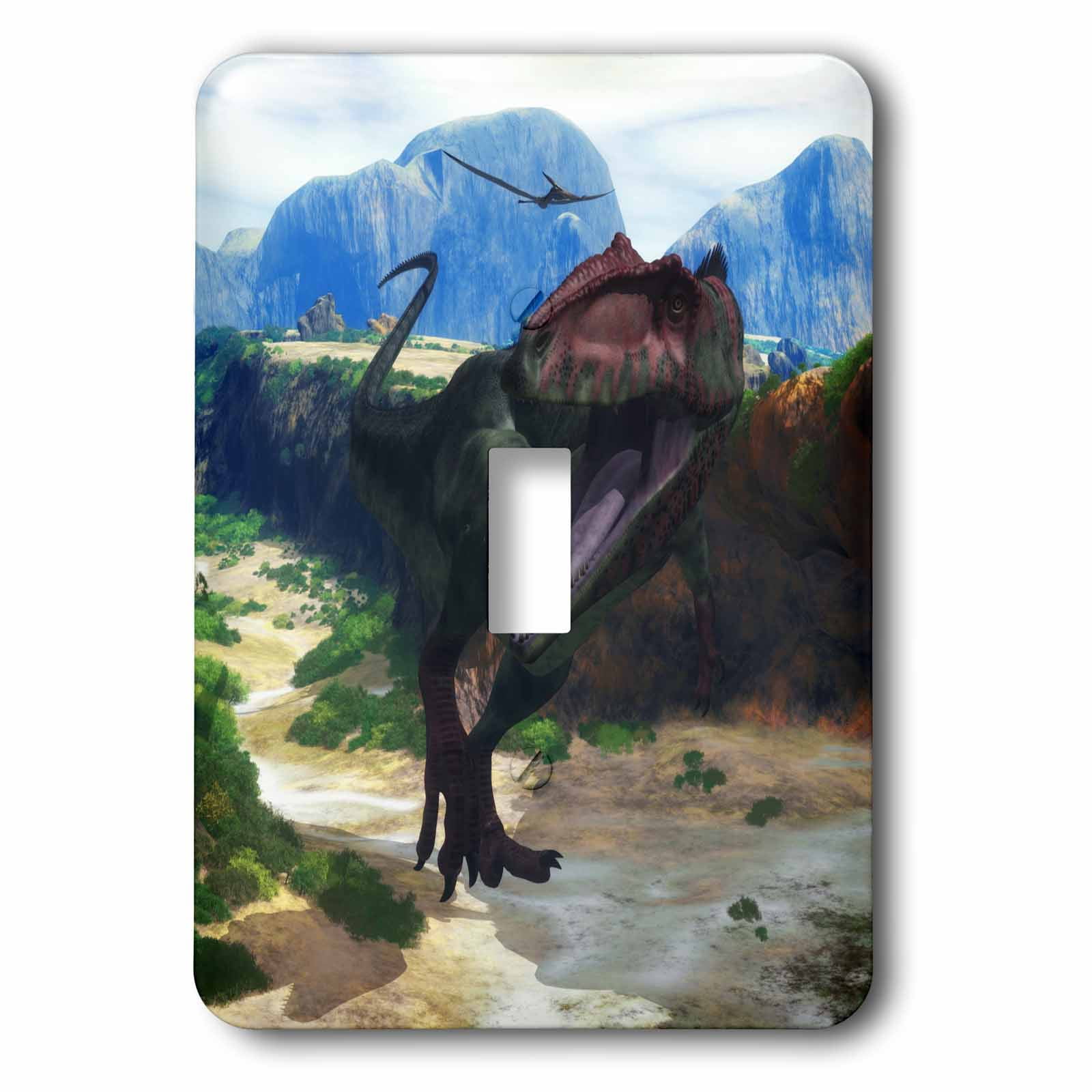 3dRose The Giganotosaurus was the largest known meateating dinosaur ever Single Toggle Switch