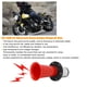 thumbnail image 4 of Universal 12V 110db Cocha Aire, Motocicleta de Automóvil Klaxon Antiguo Vintage Air Horn Accessory, 4 of 7