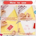 thumbnail image 6 of Timagebreze 18-Piece Acrylic Stamp Block,2 Floral Rubber Transparent Stamp Seals, for Scrapbook Craft Card Making, 6 of 7